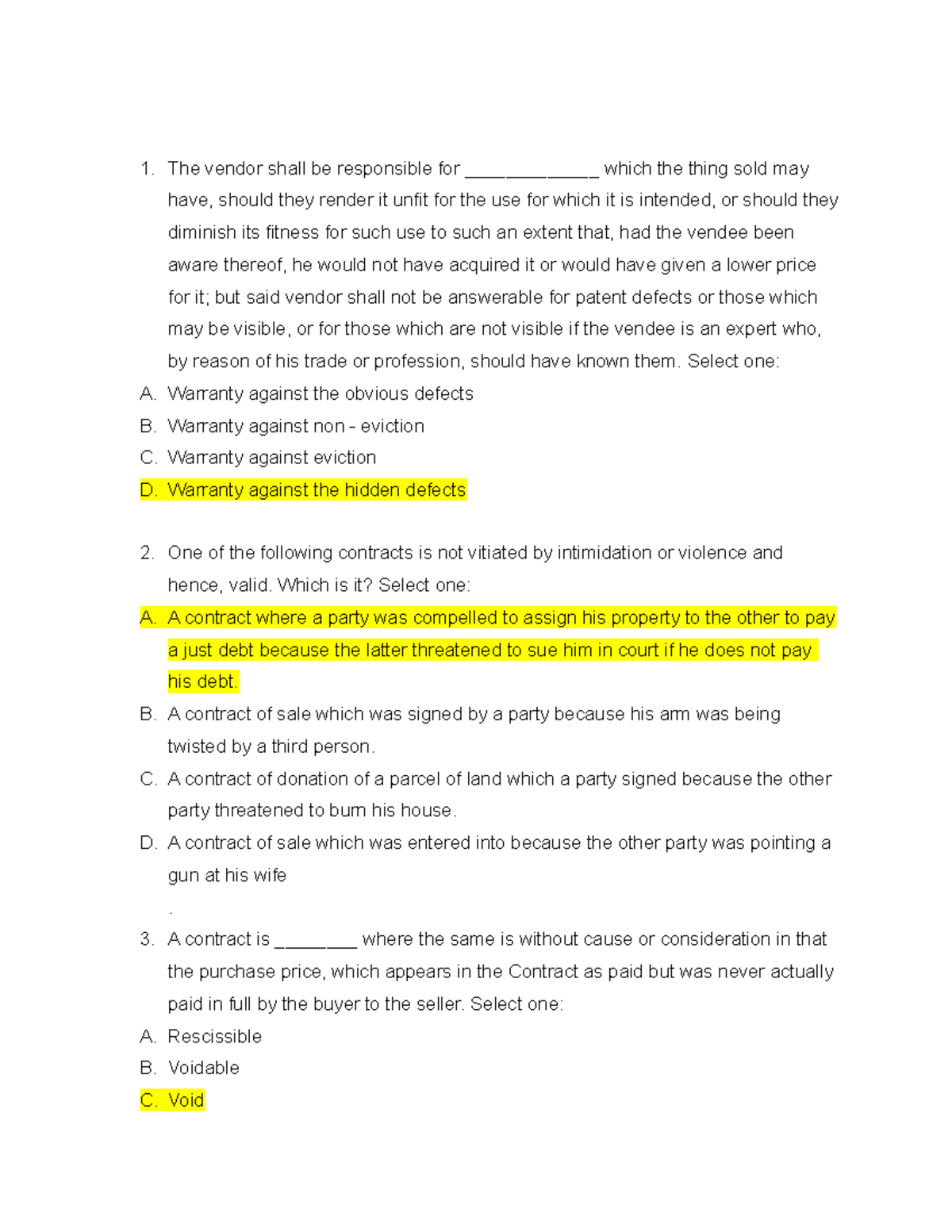 Regulatory Framework AND Legal Issues IN Business 1ST EXAM3RD PART