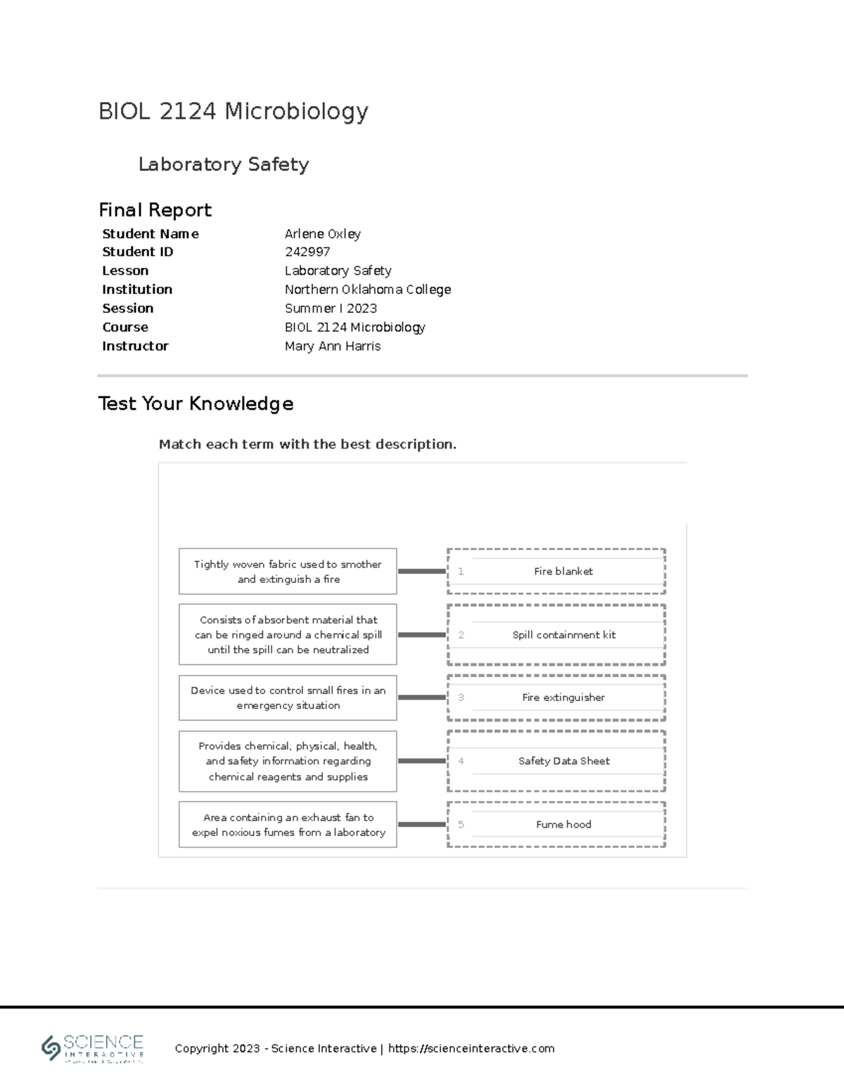 BIOL2124Microbiology Laboratory Safety 242997 Student Name Arlene   Thumb 1200 1553 