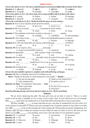 Vstep B2 ( Listening) - VSTEP B LISTENING PRACTICE 1 Directions: Listen ...