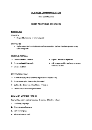 Business Communication Notes - Lecture 3 - BUSINESS COMMUNICATION ...