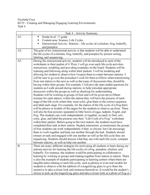 D170 Task 4 (submisson 2) - D170 - WGU - Studocu