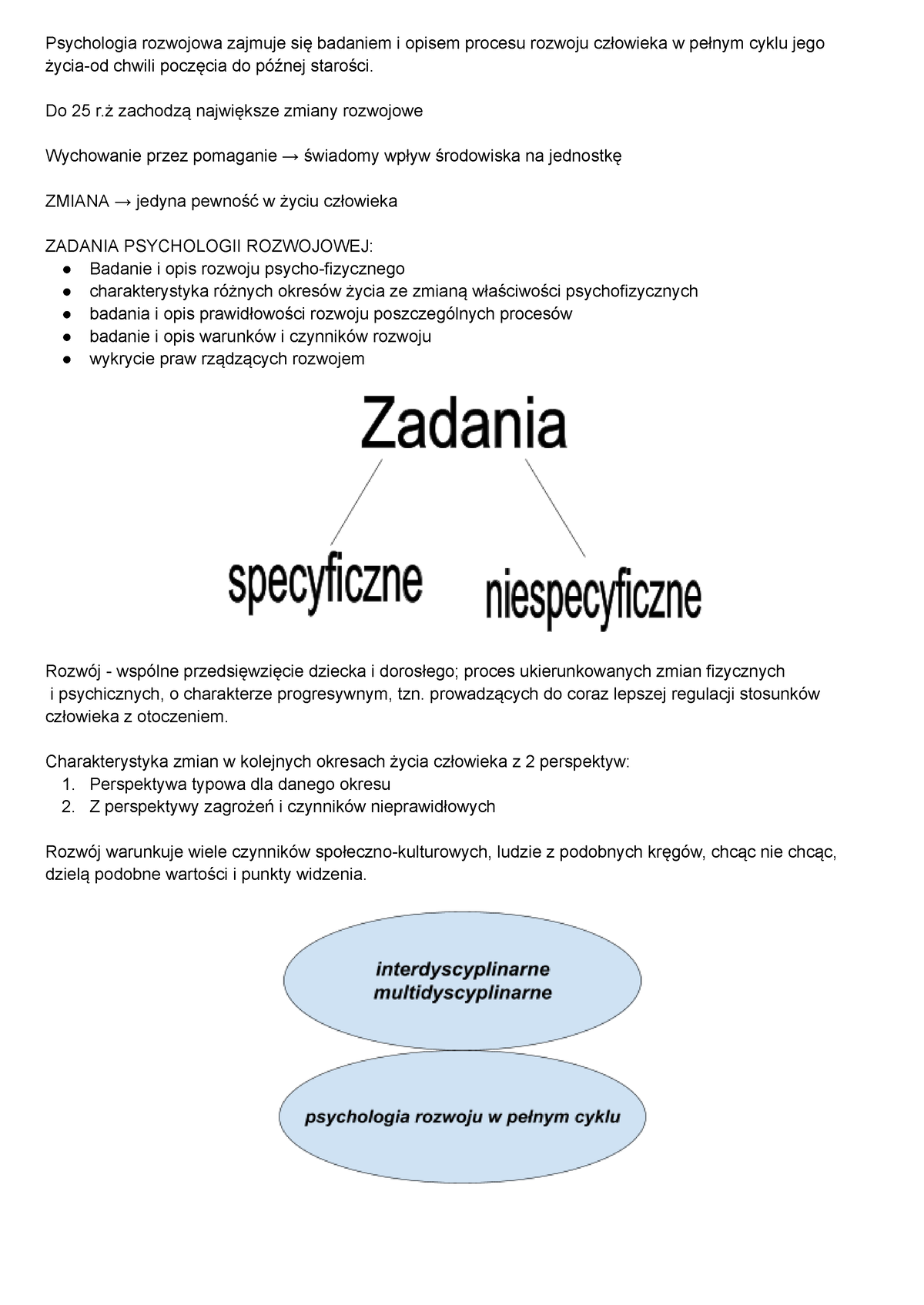 04.10.2022 Psychologia Rozwojowa - Psychologia Rozwojowa Zajmuje Się ...