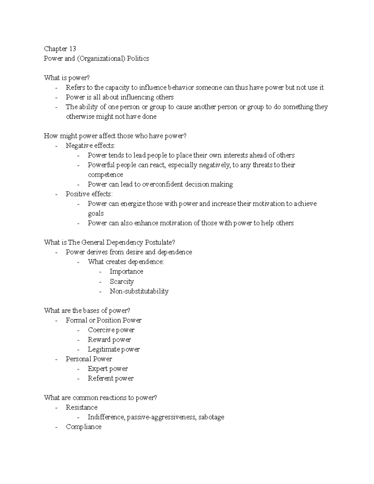 chapter-13-notes-chapter-13-power-and-organizational-politics-what