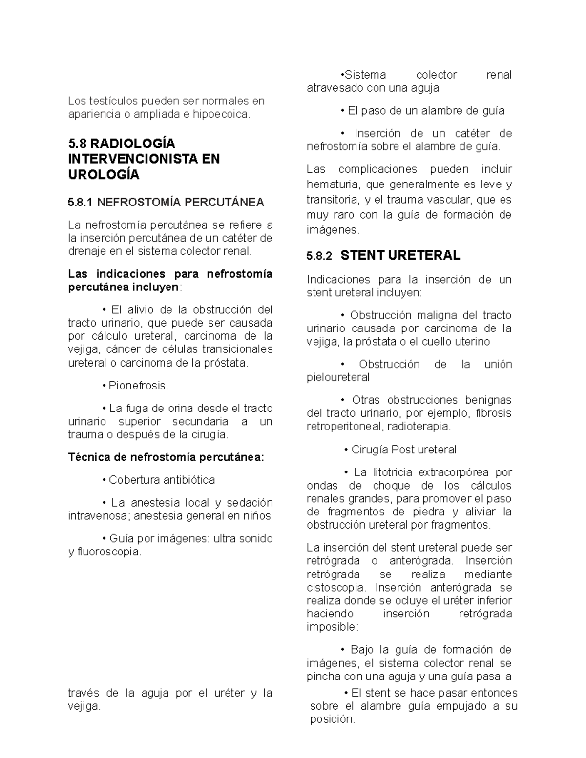 inserción ureteral en la vejiga inserción ureteral en la vejiga