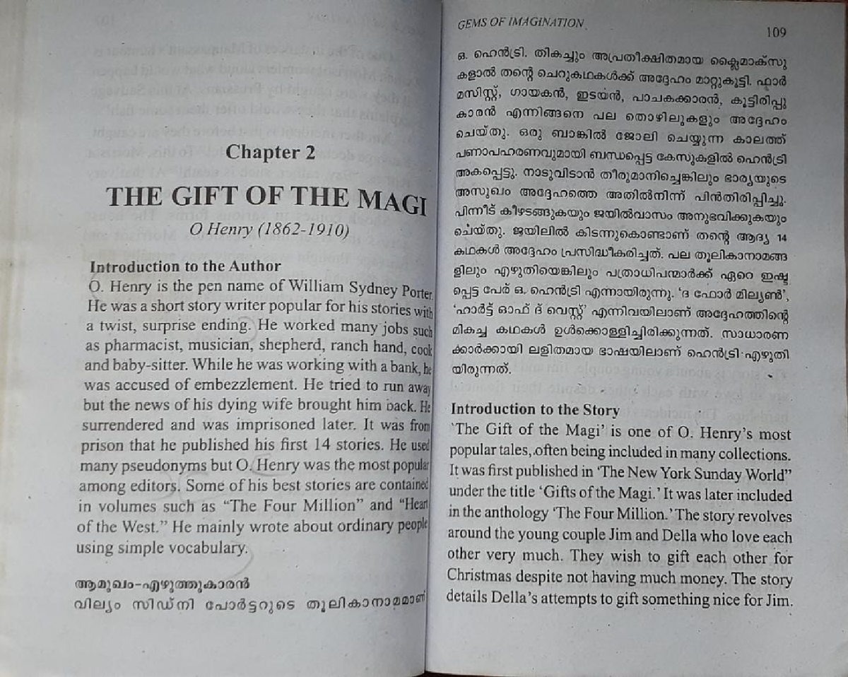 Summary Of The Gift Of The Magi - B. Com Co. Operation - Studocu