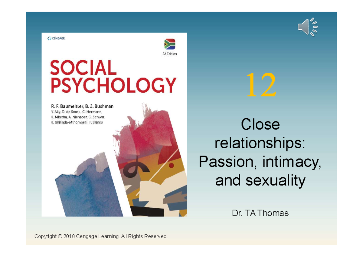 Social Psychology Chapter 12 25 October 2021 - SLK 220 - UP - Studocu