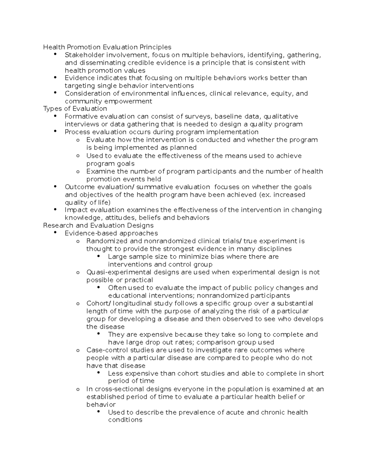 Evaluation, Research, and Measurement in Health Promotion Practice ...