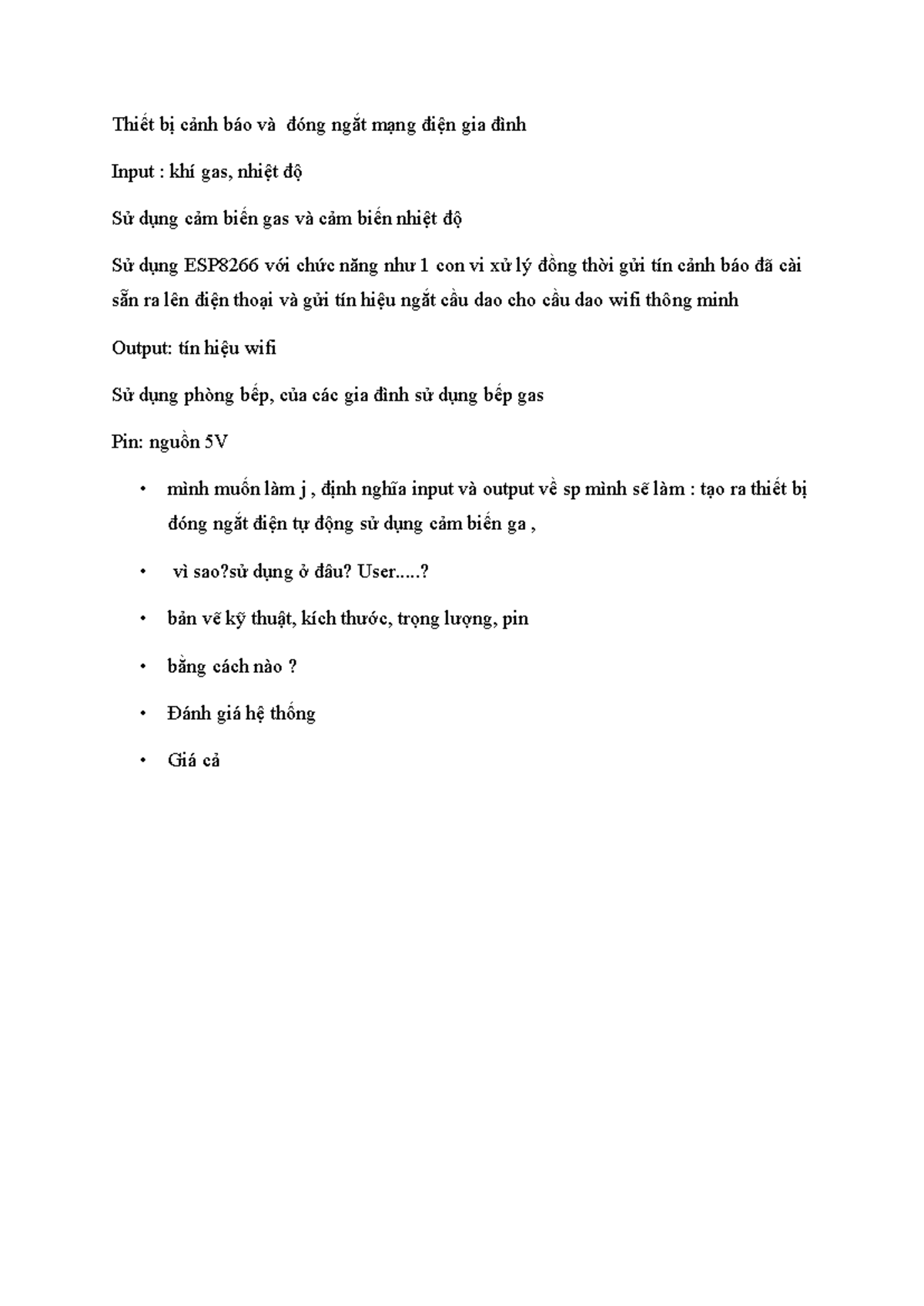 Thiết bị cảnh báo và đóng ngắt mạng điện gia đình - Thiết bị cảnh báo