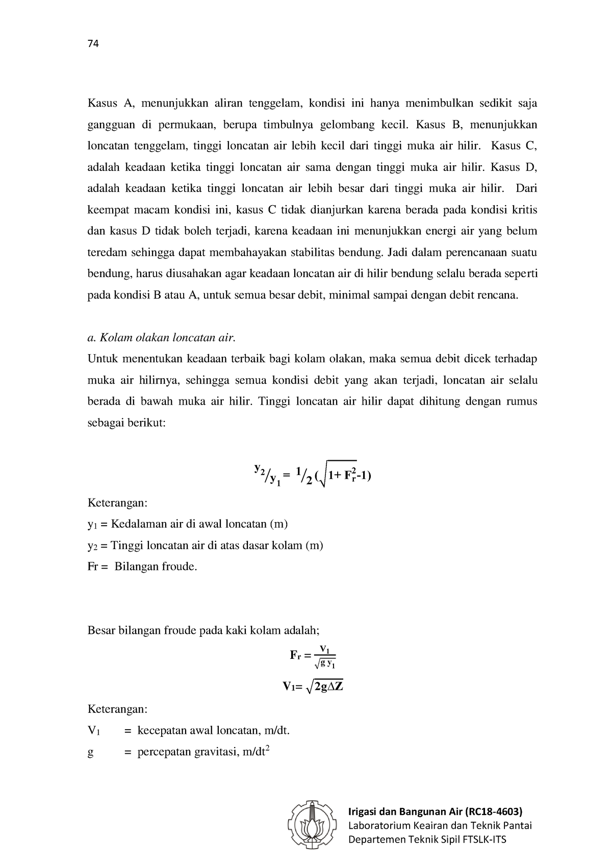 Irigasidanbangunanairrev-81 - 74 Irigasi Dan Bangunan Air (RC18-4603 ...