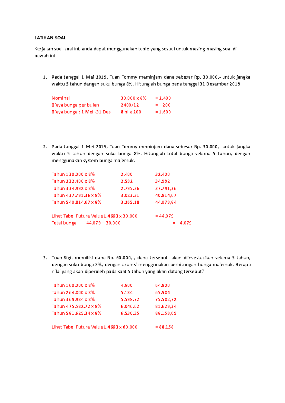 Latihan SOAL Chapter 6 WITH ANS - LATIHAN SOAL Kerjakan Soal-soal Ini ...