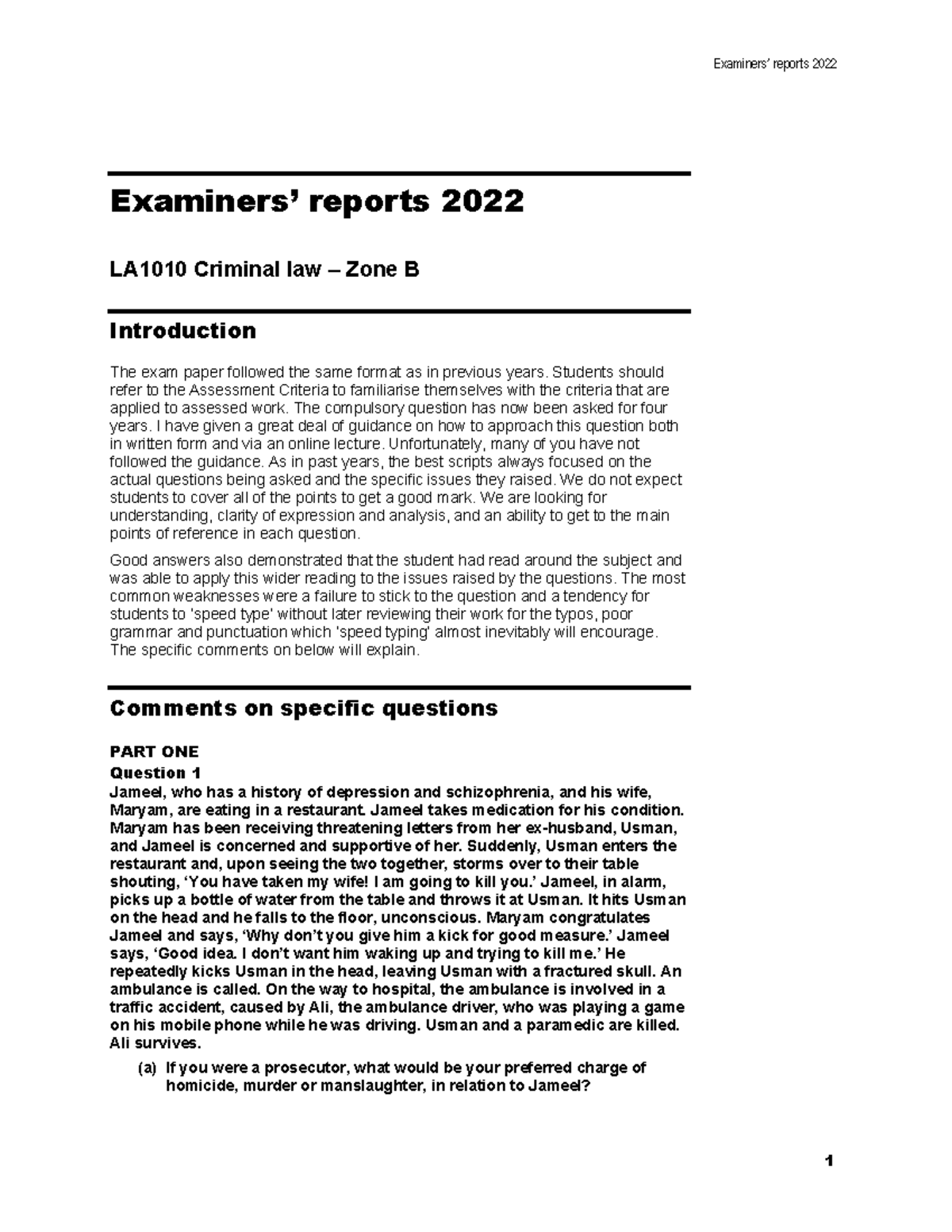 essays from examiners 2022