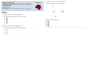 2023 Mathematics Advanced Yr11 AT2 in class test Solutions - ROUSE HILL ...