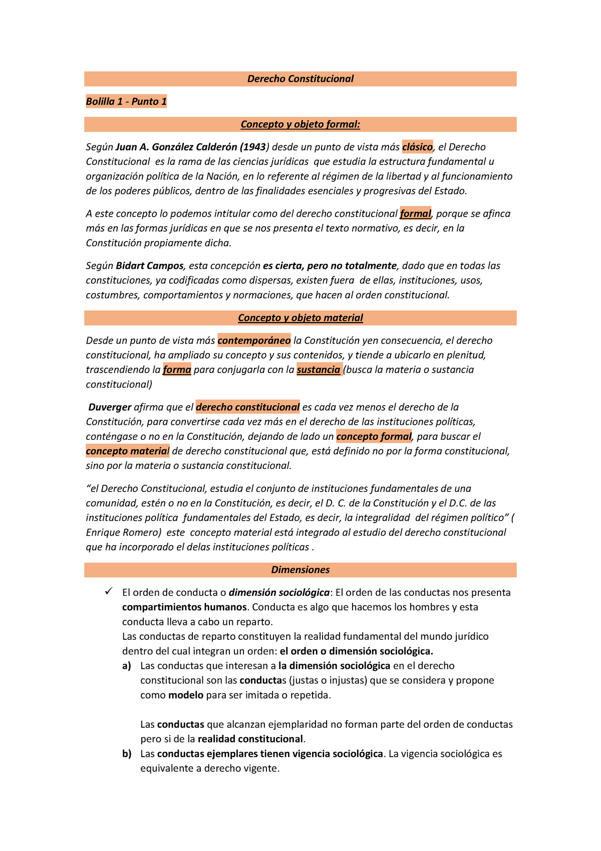 Derecho Constitucional Resumen Parcial - Derecho Constitucional Bolilla ...