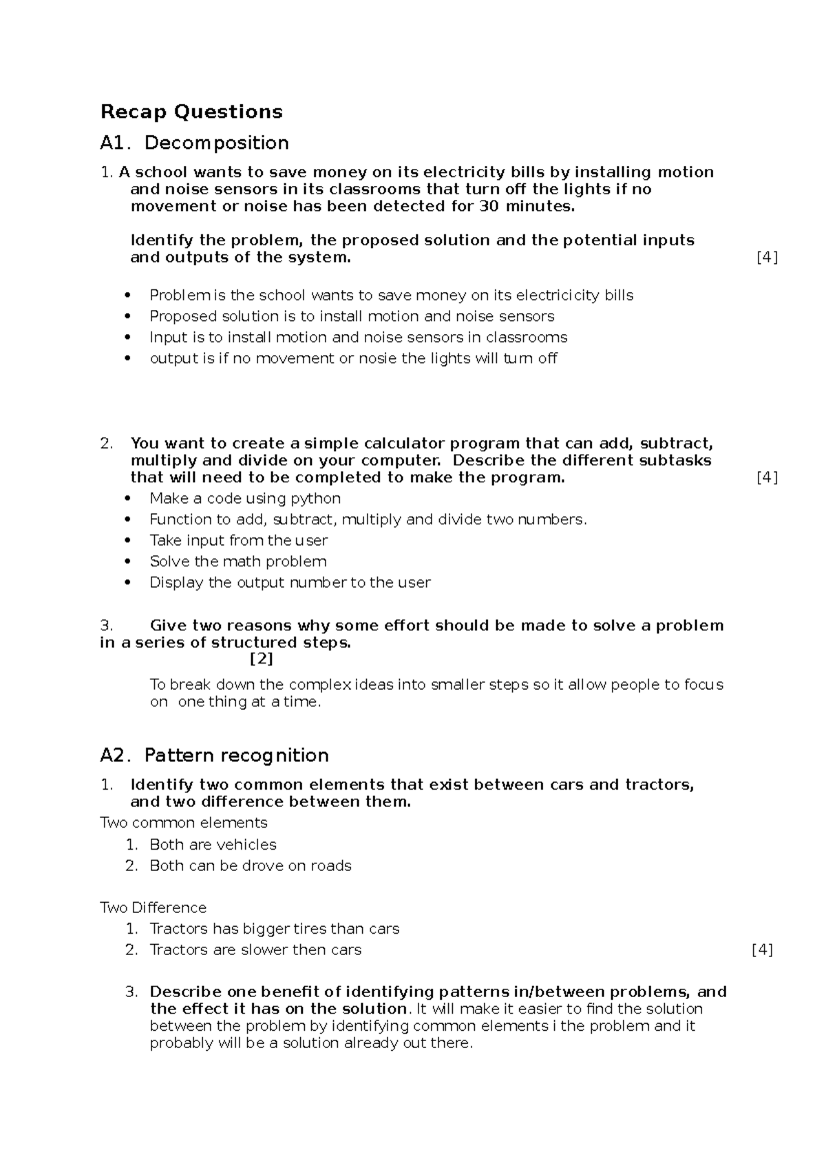 Recap Questions HomeworkFarm Business ManagementFarm Business