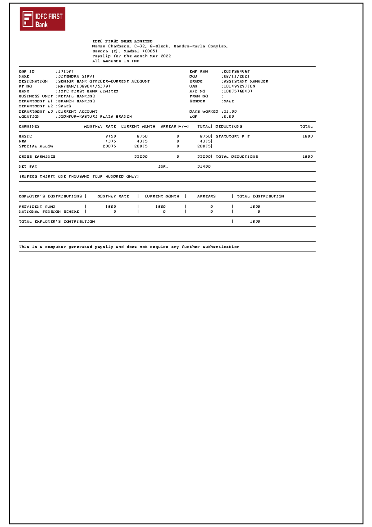 may-salary-slip-22-ssa-idfc-first-bank-limited-naman-chambers-c-32