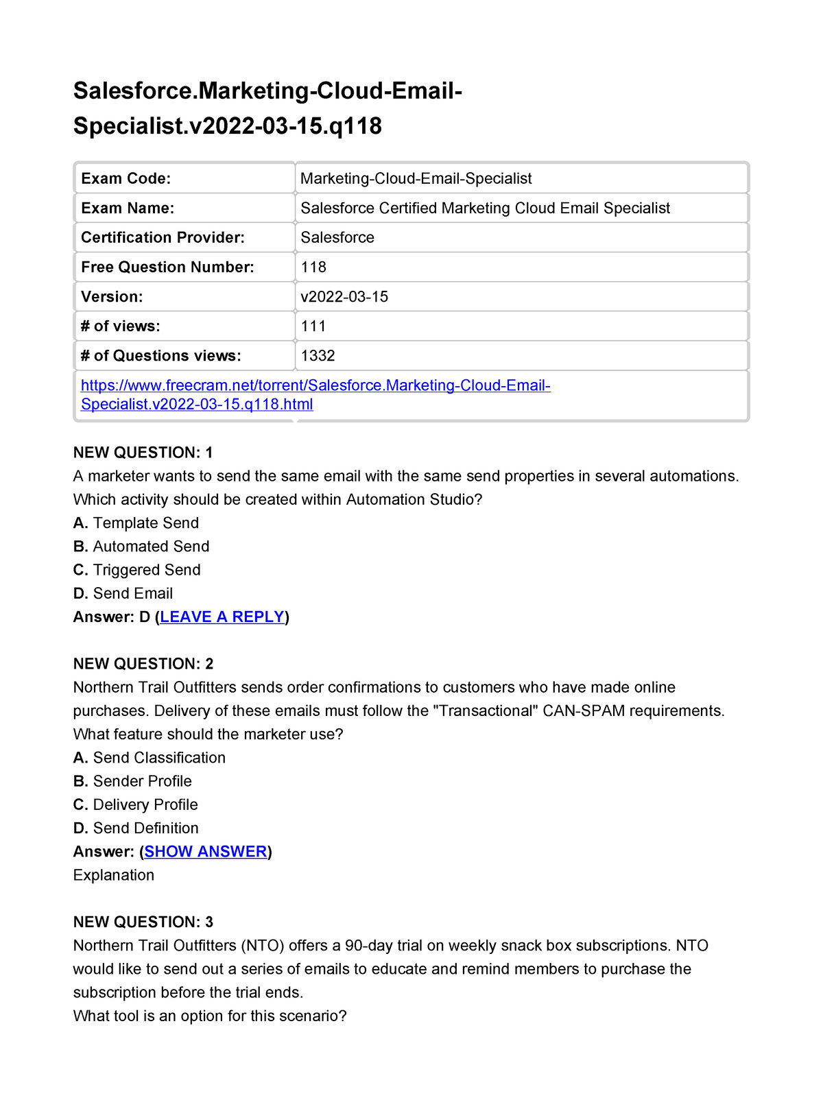 Latest Marketing-Cloud-Email-Specialist Braindumps Sheet