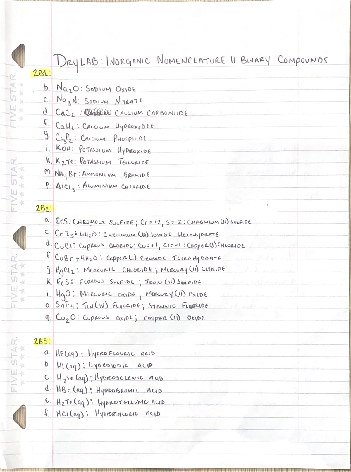 Dry Lab 2B-2C - Lab assignment - CHEM 1300 - Studocu