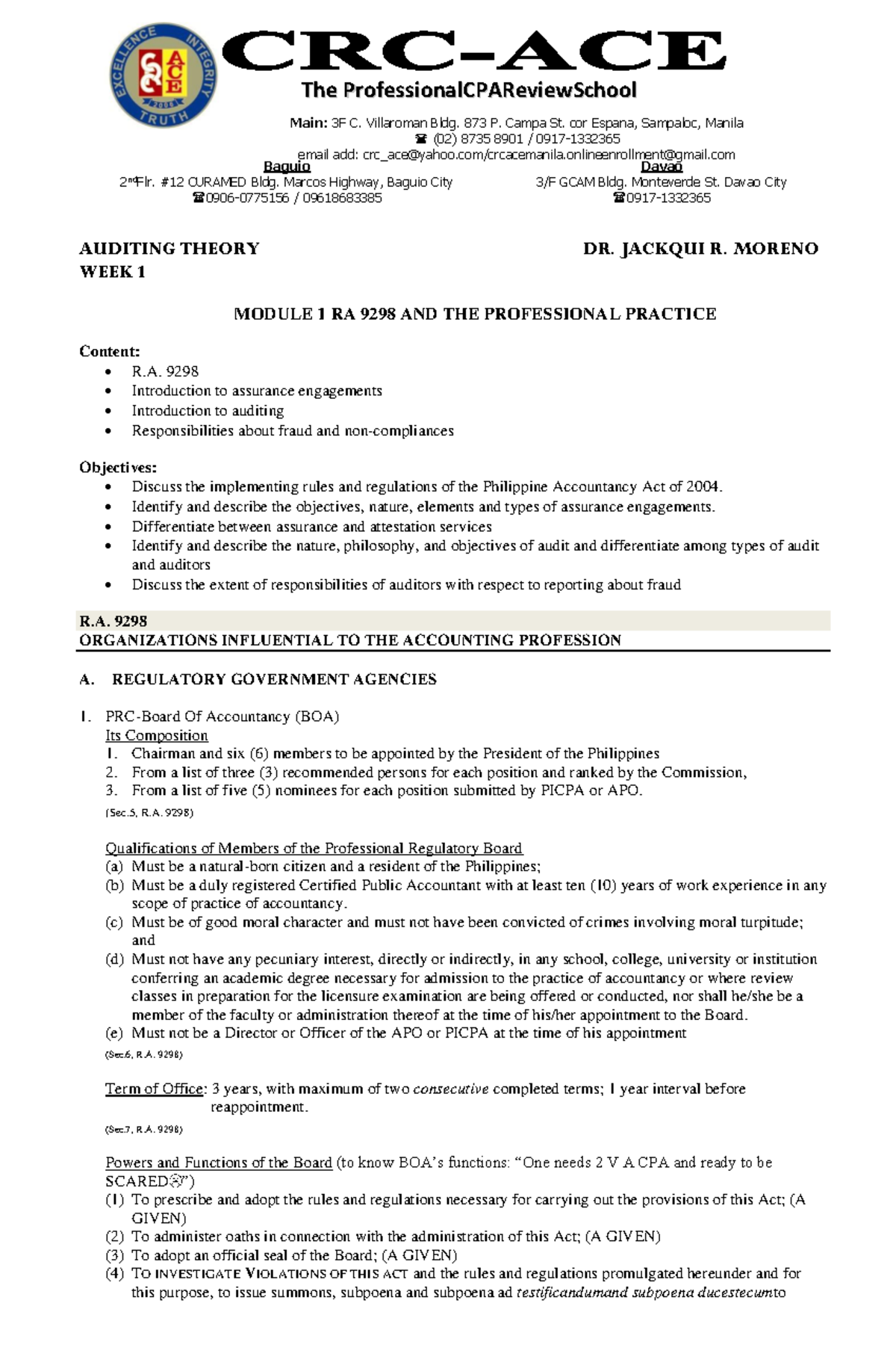01-27-2022-crc-ace-at-week-01-module-1-ra-9298-and-the-professional