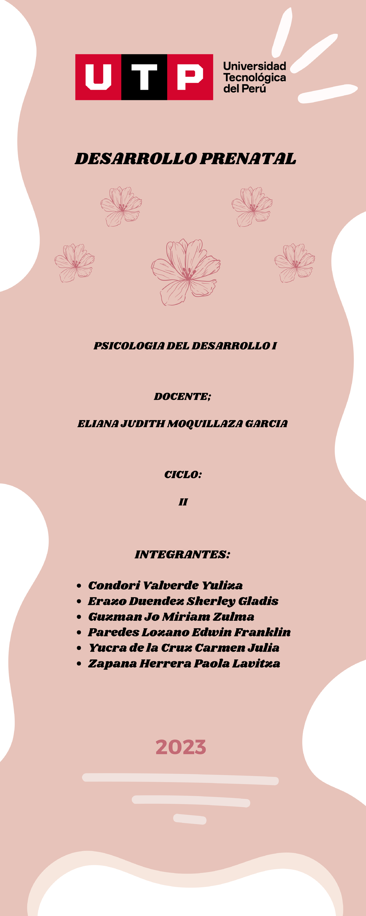 Infografia Desarrollo Prenatal - psicología del desarrollo I - Studocu