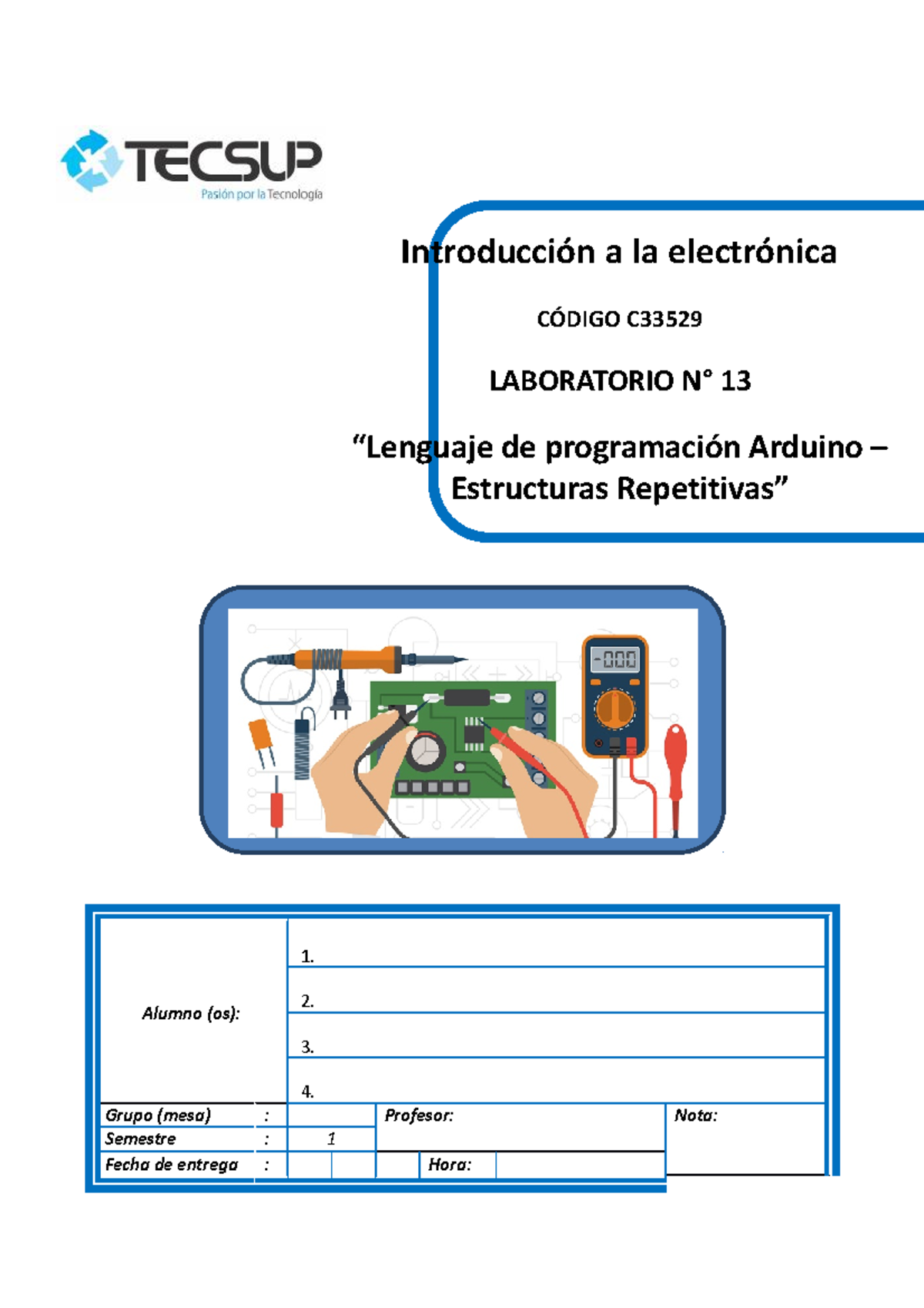 Lab. 13 Lenguaje de Programacion Arduino - Estructuras Repetitivas 2023 ...