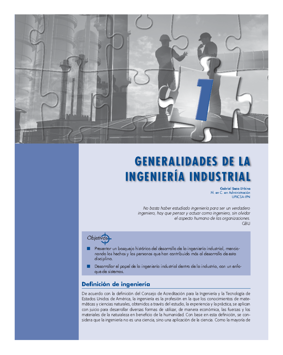 Introduccion A La Ingenieria Industrial Capitulo 1 - No Basta Haber ...