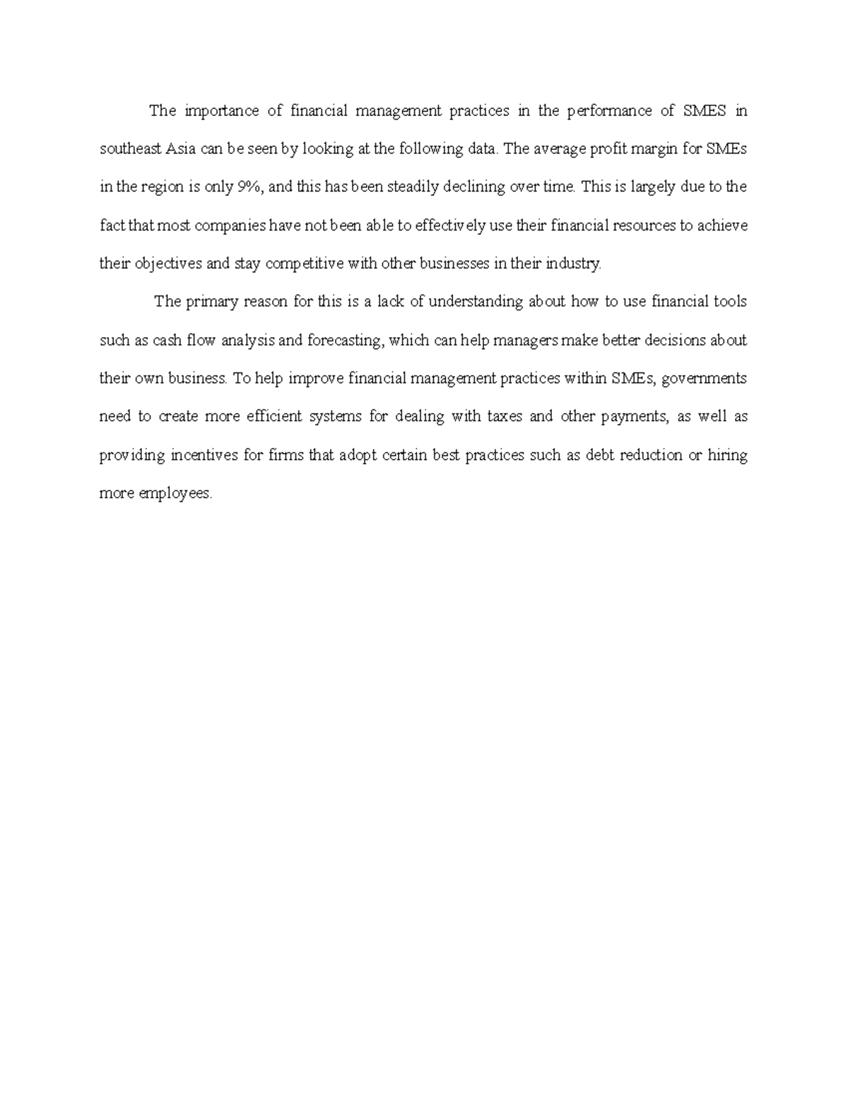 2 - The importance of financial management practices in the performance ...