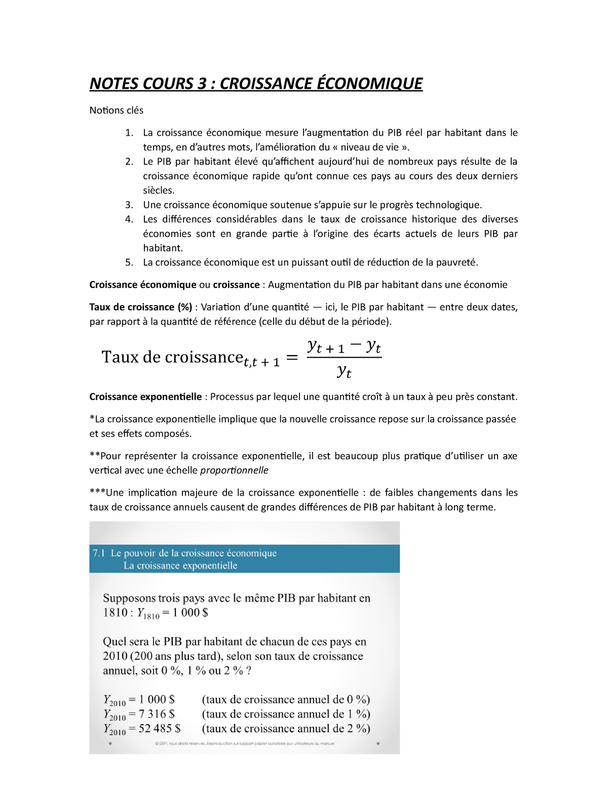 Notes Cours R Sum Macro Conomie Financi Re Gsf Studocu