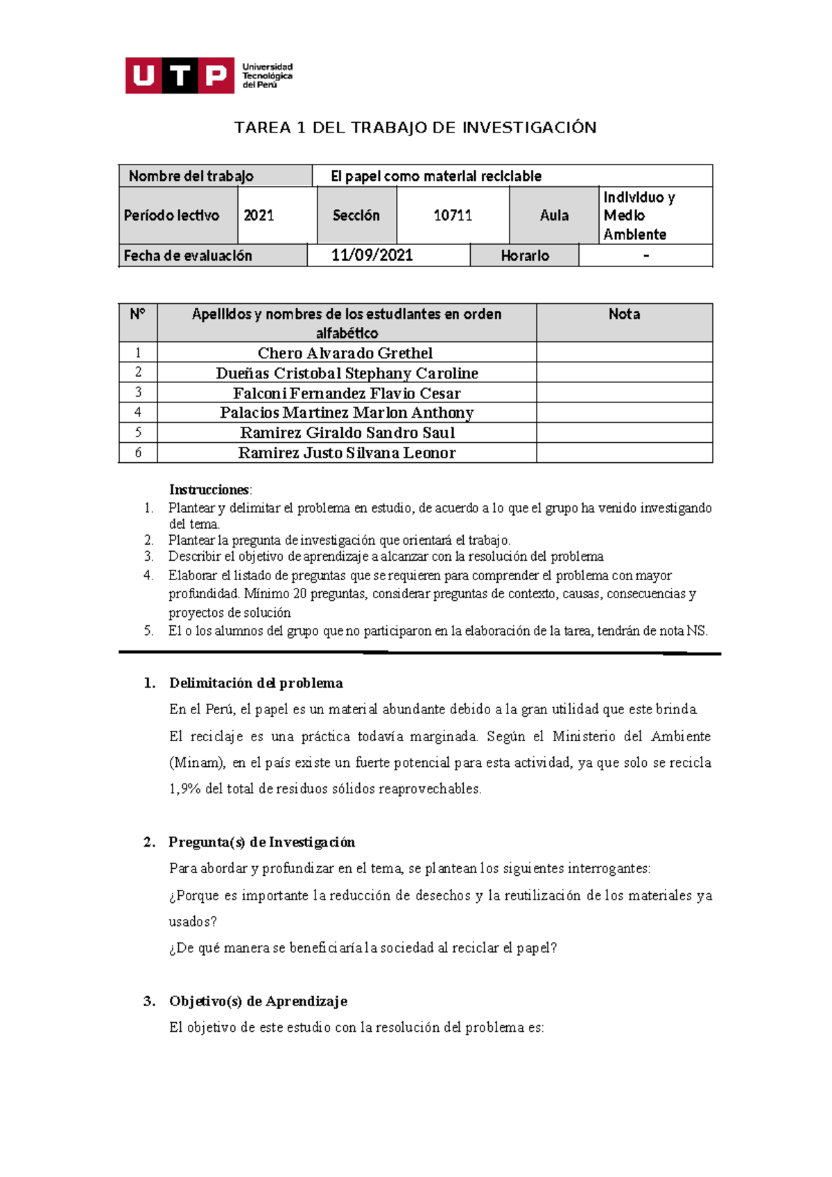 Semana 5 - Tarea 1 - Plantilla - Delimitación del tema de investigación ...