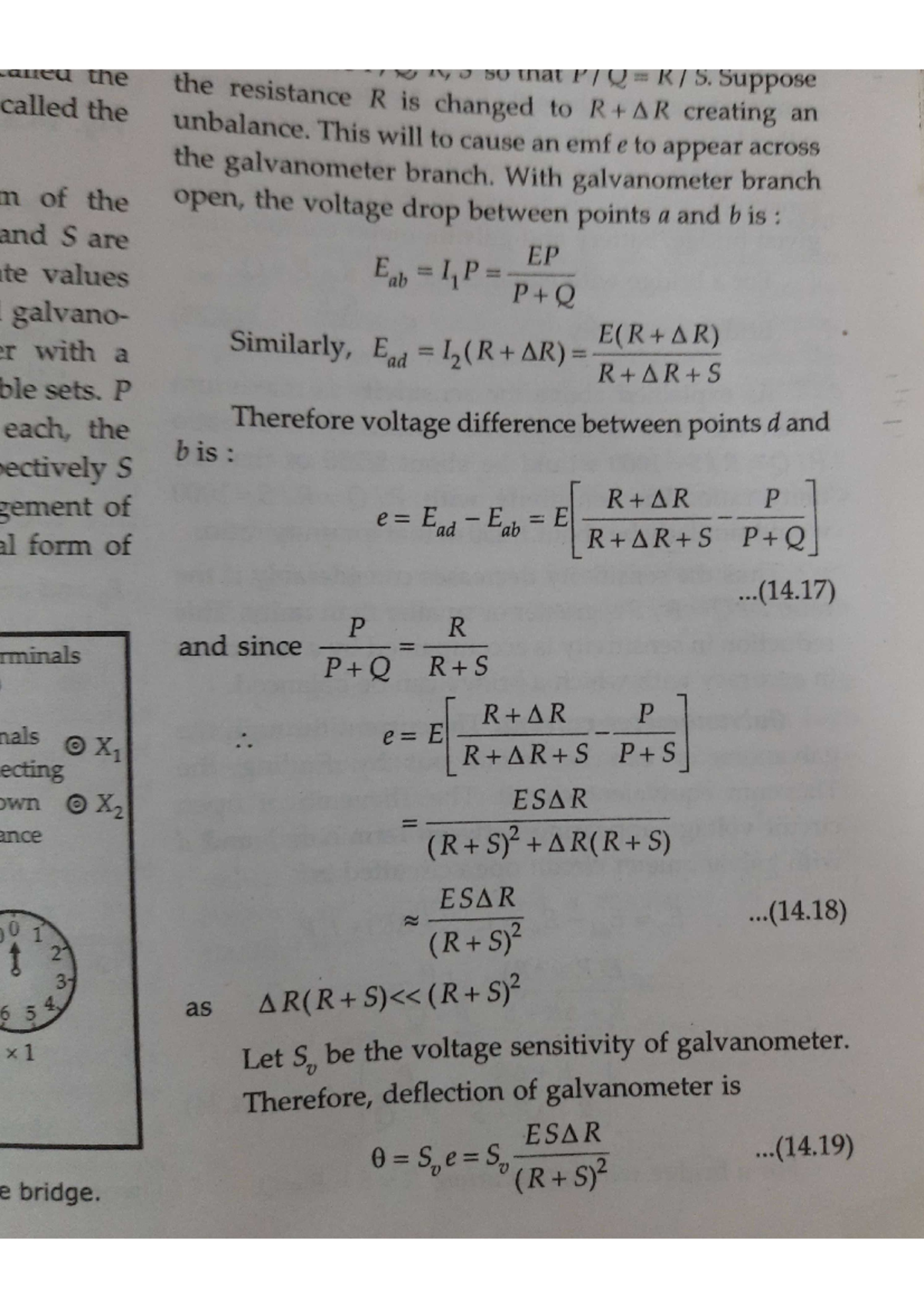 Sensitivity NOTES Electrical Measurement And Measuring Instrument