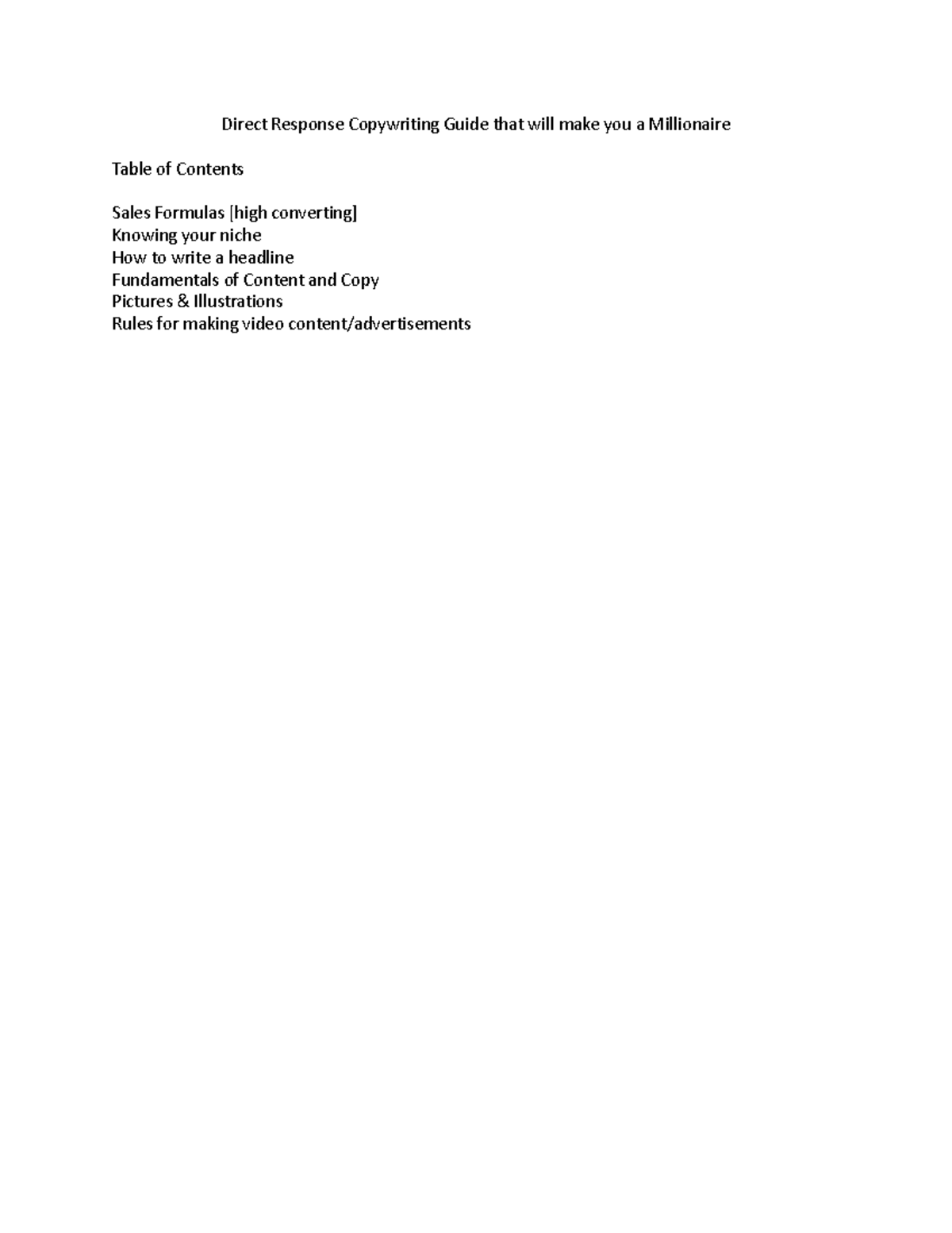 Direct Response Copywriting Guide that will make you a Brand Authority ...