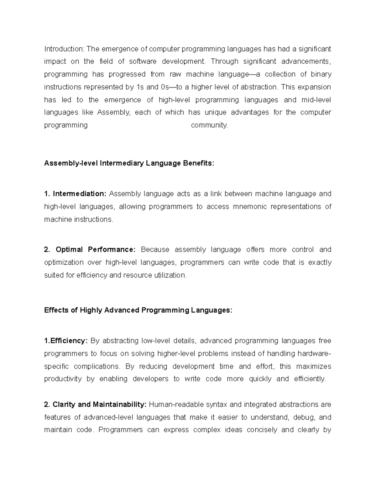 Prachi 2 - literature survey - Introduction: The emergence of computer ...