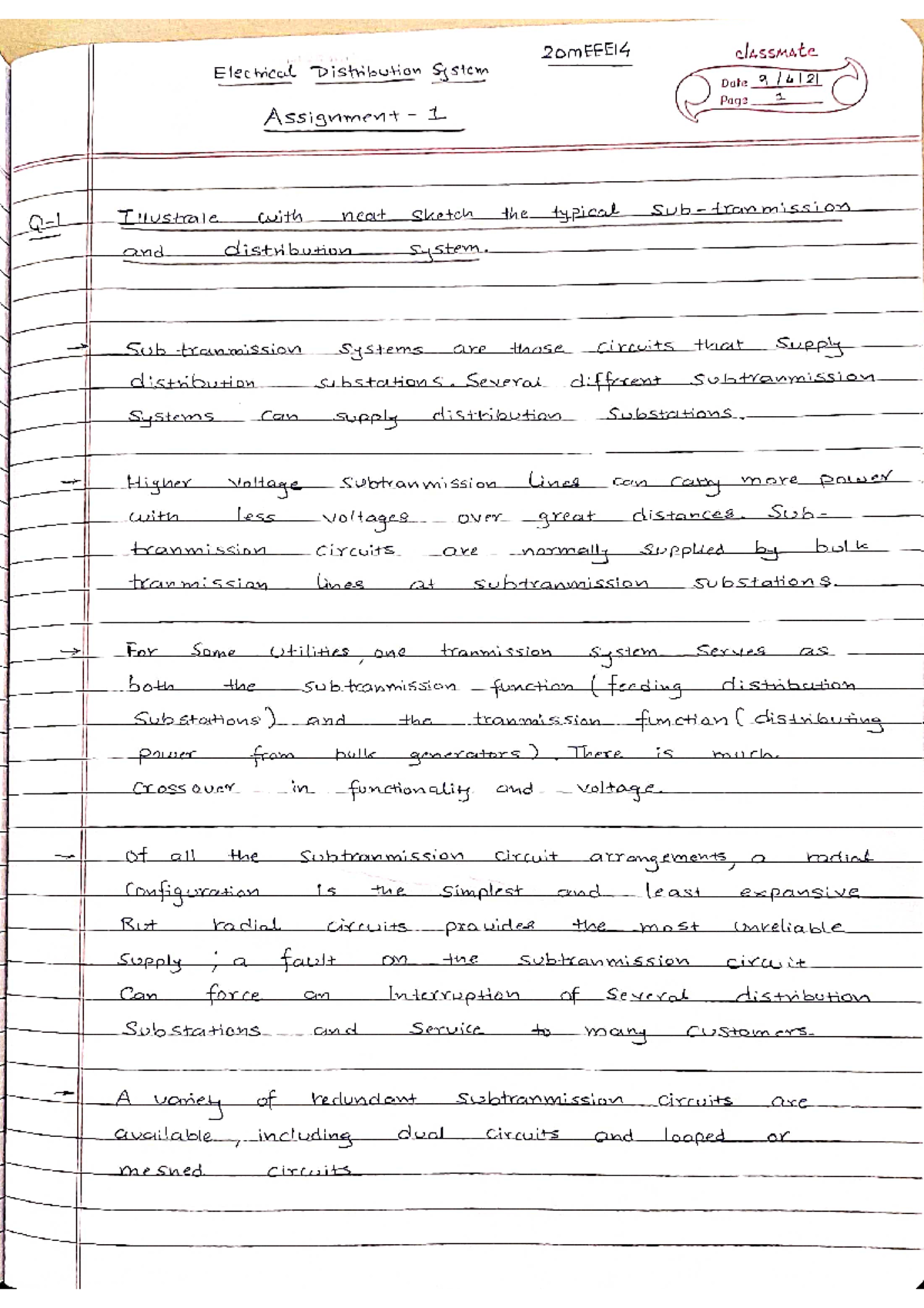 20MEEE14 Assignment 1 EDS - Embedded Systems - Studocu