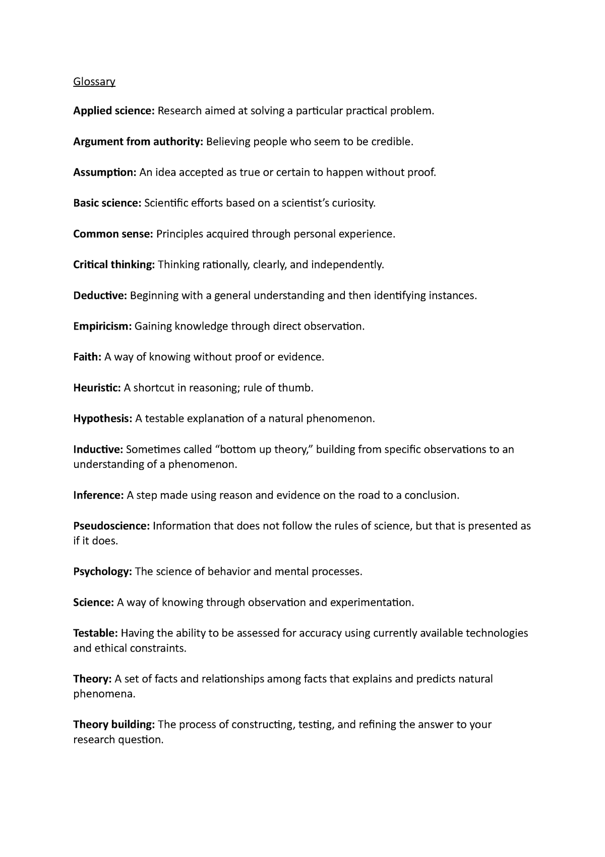 Command Sheet for Stata - Glossary Applied science: Research aimed at ...