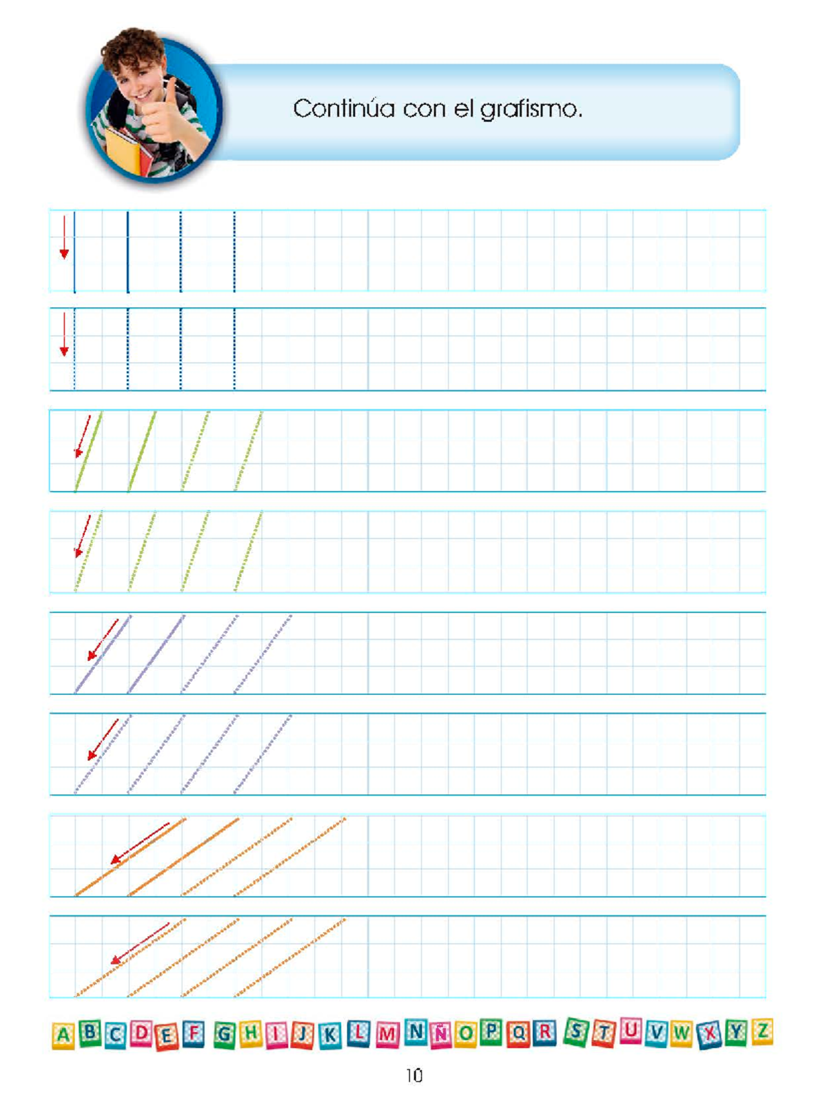 Grafemas - Actividades Para Trabajar Con Niños Las Grafias - Continúa ...