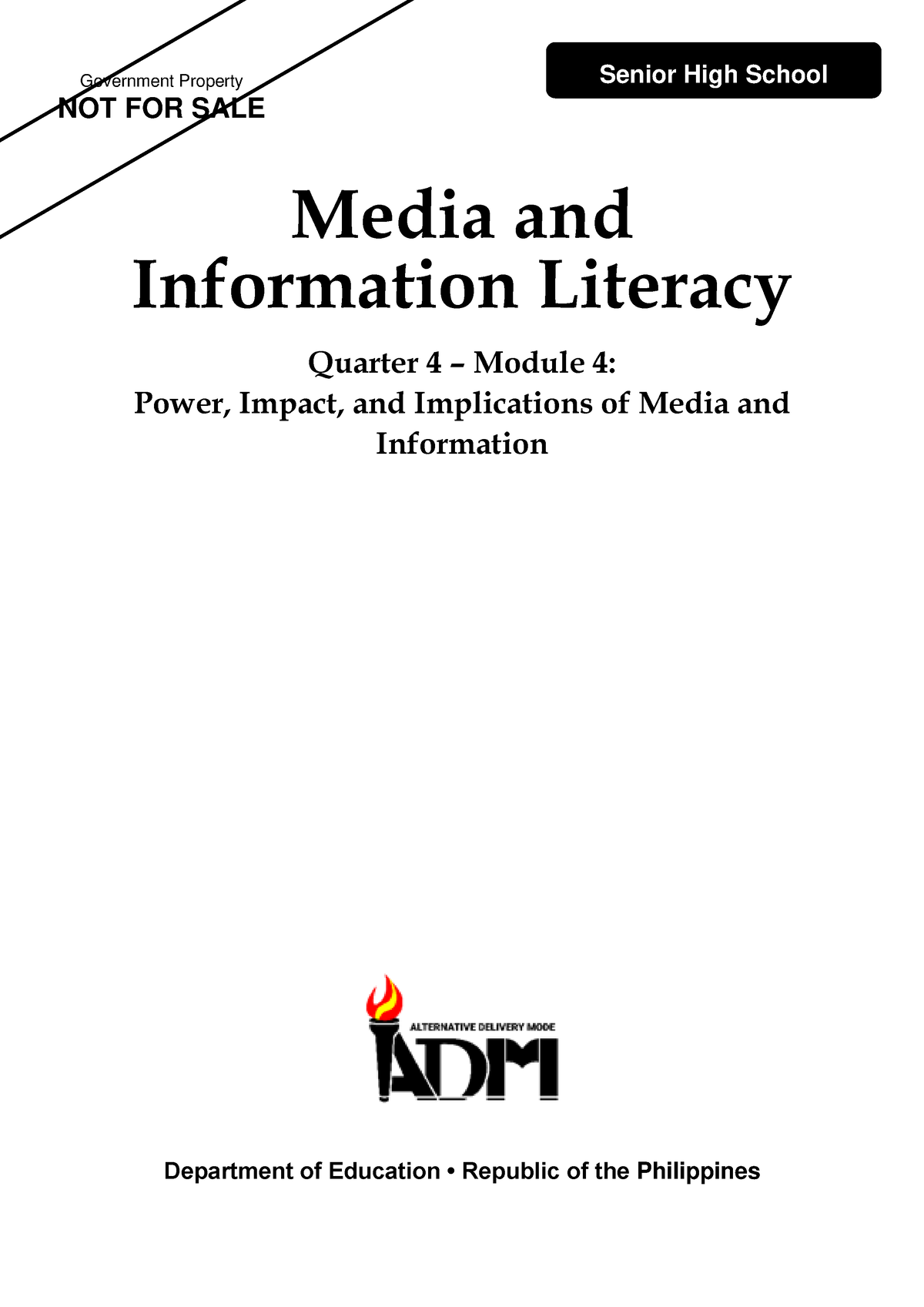 MIL11 Q4 MOD4 V1 - MIL - Media And Information Literacy Quarter 4 ...