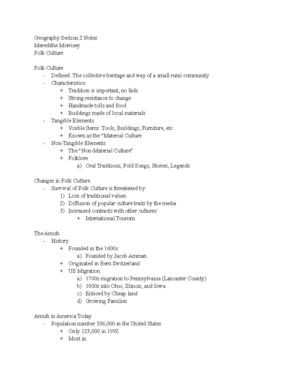 Geography Section 2 Notes Geography Section 2 Notes Meredithe