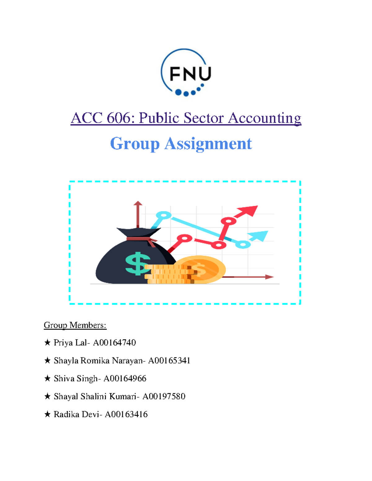 ACC606 Group Assignment - ACC 606: Public Sector Accounting Group ...
