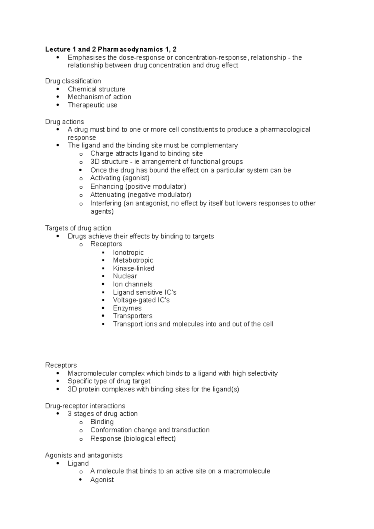 L1 and 2 PCOL2605 - Lecture notes 1-2 - Lecture 1 and 2 ...