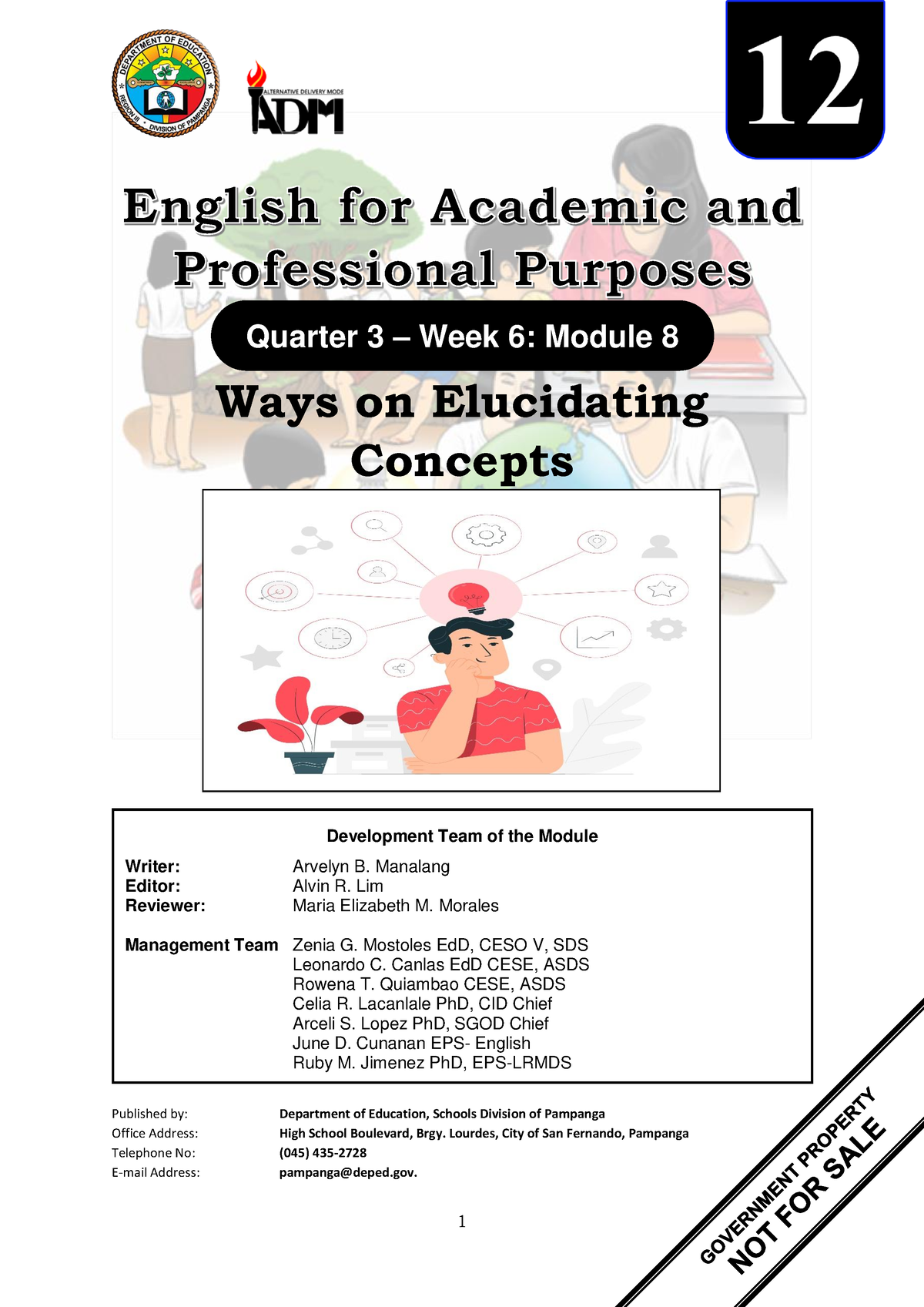 EAPP Q3 WEEK6 - english for acad - Ways on Elucidating Concepts ...