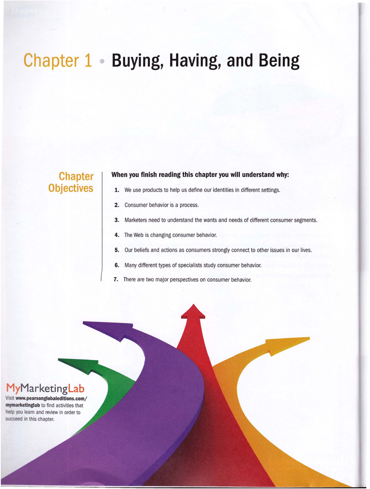 Ch1 Consumer Behavior - Chapter 1 • Buying, Having, And Being Chapter ...