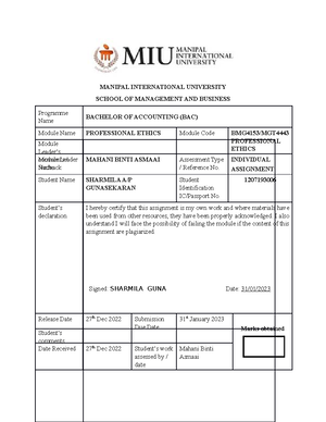 CASE 5 - case summary - Group Assignment :Group 3 School of Management ...