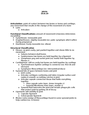 Chpt. 1 Organization of the Body - Chapter 1: The Human Body: An ...