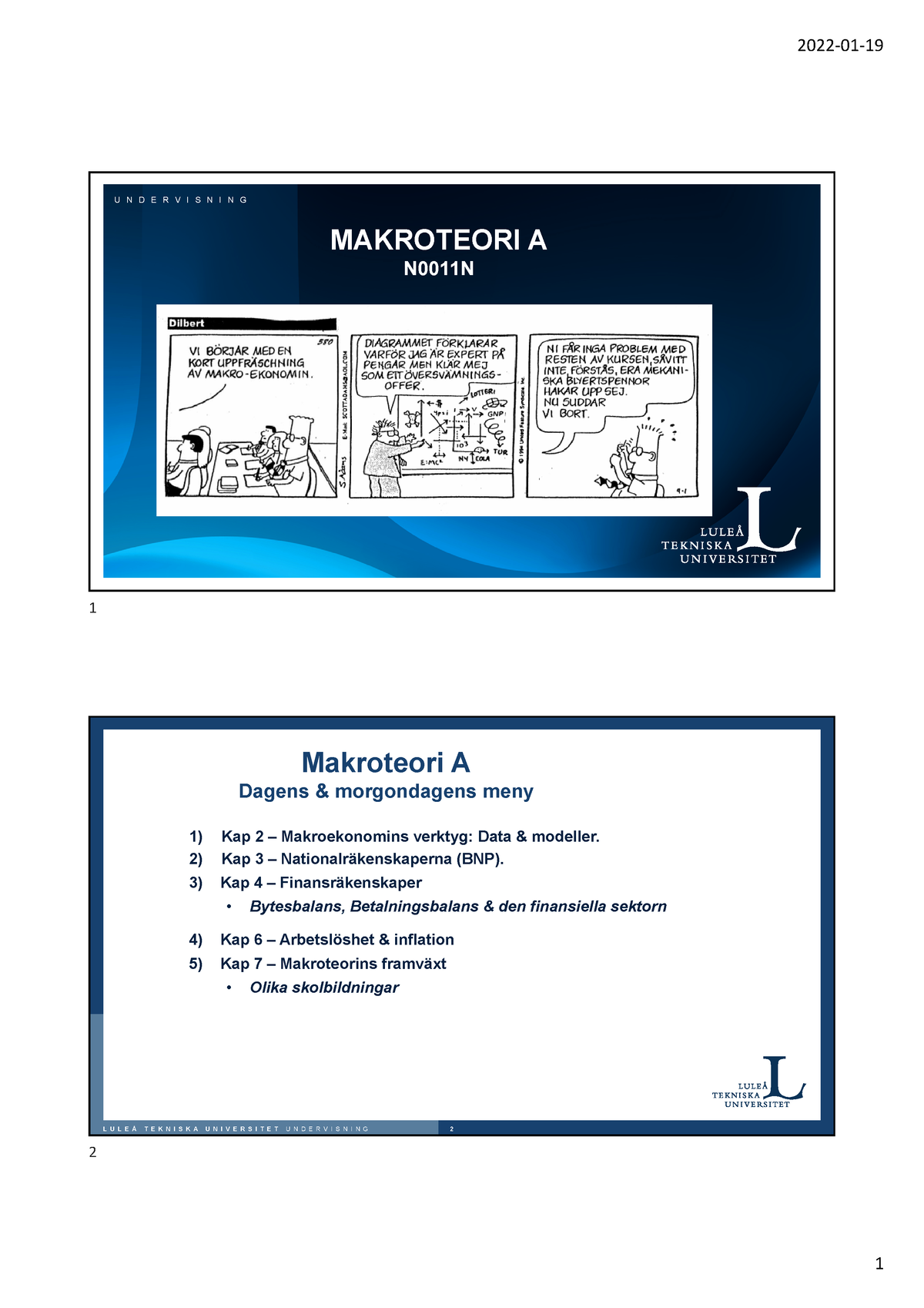 Kap 1-4 & 6-7 22012 0 Föreläsning Powerpoint 2 - UNDERVISNING ...