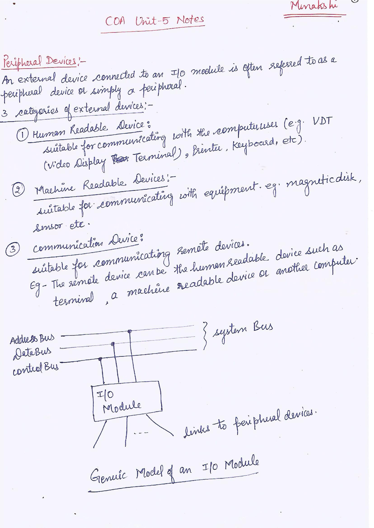 COA UNit 5 Notes - Well Done - B.tech - Studocu