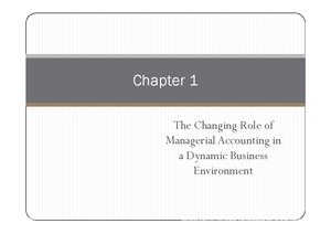 Hilton 11e Chap002 PPT - Managerial Accounting - Basic Cost Management ...