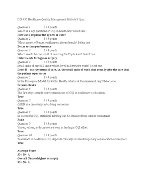 IHP 430 Module Four 4-2 Final Project Milestone Two Initiative Proposal ...