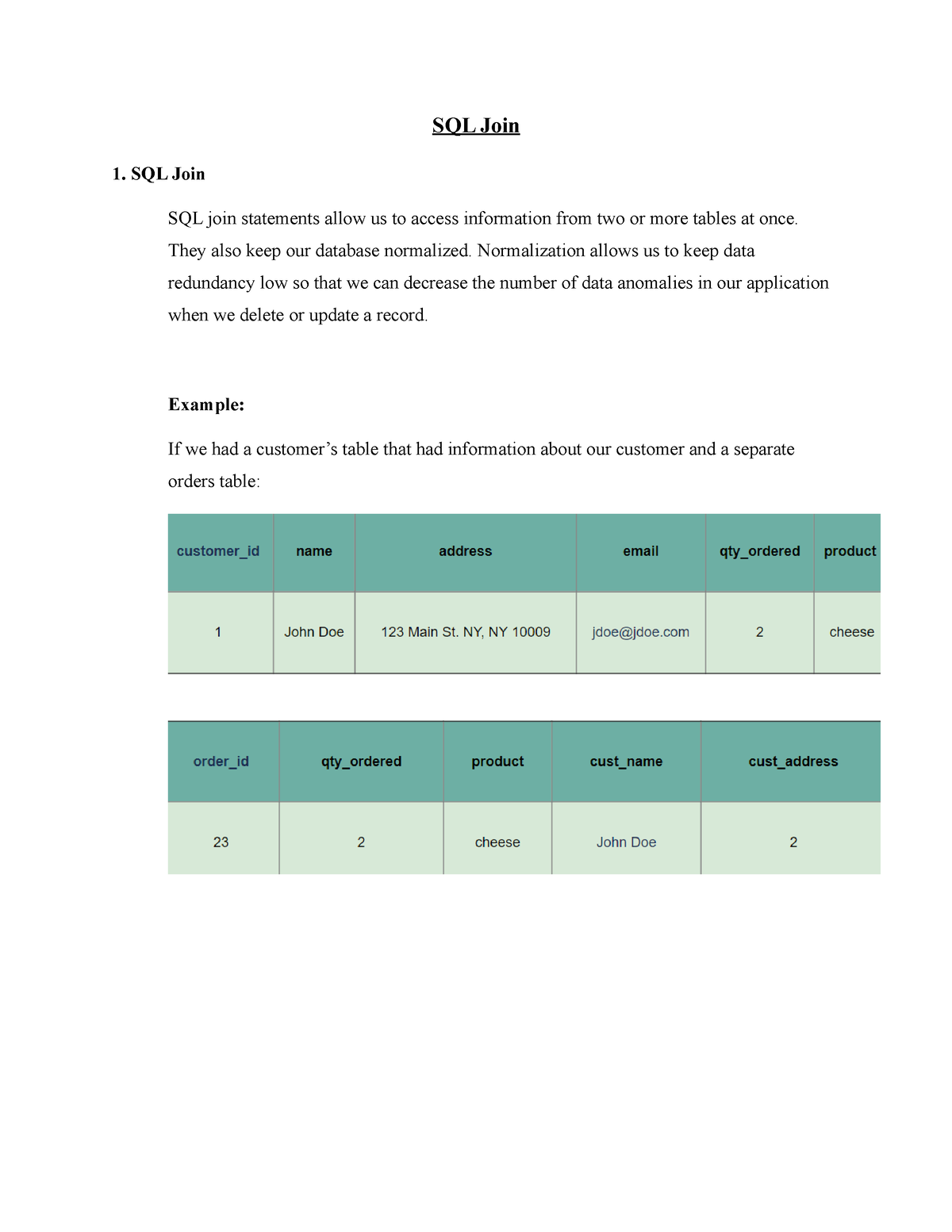 join assignment in sql