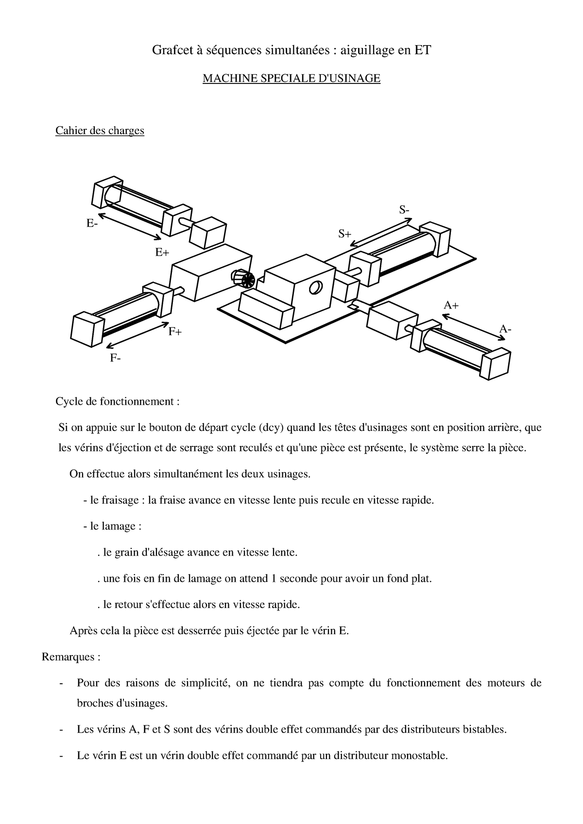 Grafcet-Exercice-05 - Cours - Grafcet à Séquences Simultanées ...