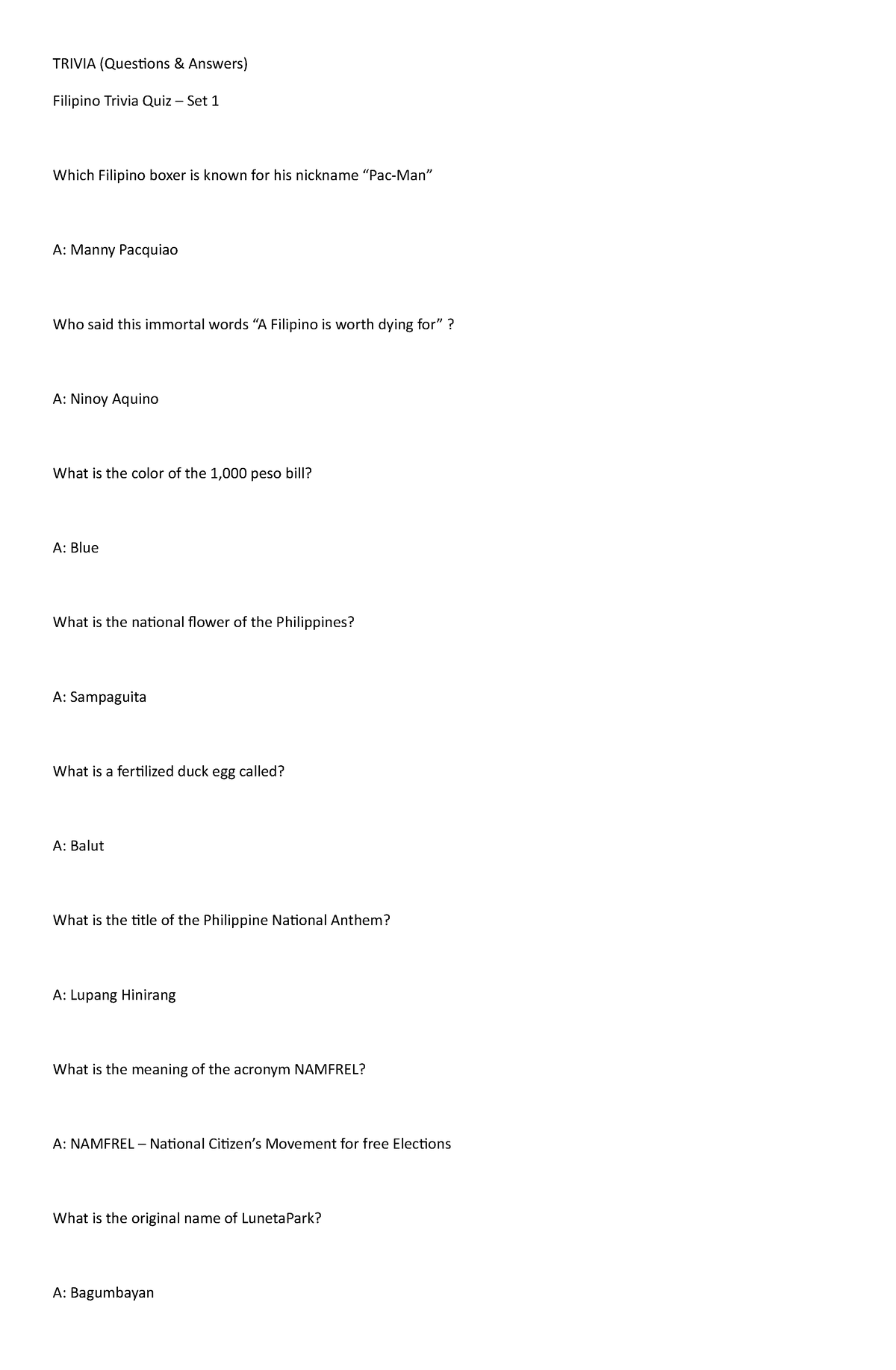 reviewer-2-general-questions-trivia-questions-answers-filipino