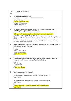 Unit 4- Final MCQ - Practice MCQ With Answers - Unit 4 1 Which Of The ...